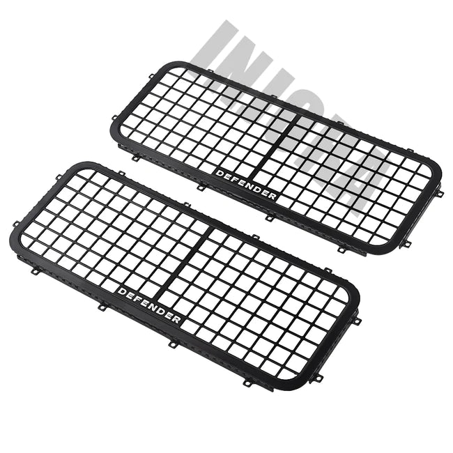 INJORA 5PCS Metal Window Mesh Protective Net for Traxxas TRX-4 Defender