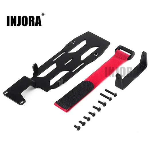INJORA Metal Battery Mounting Plate Tray for Traxxas TRX-4