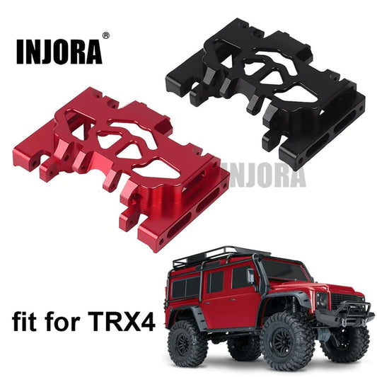 INJORA Aluminum Metal Gearbox Mount Holder for Traxxas TRX-4