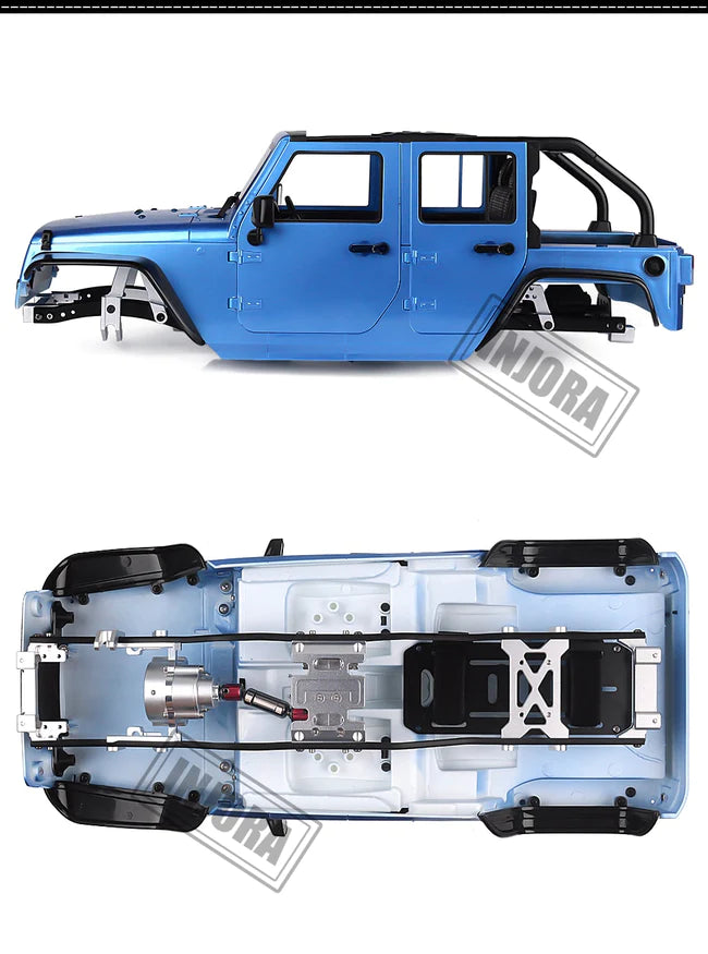 INJORA 313mm Wheelbase UPGRADE kit components for SCX10 & SCX10 II 90046