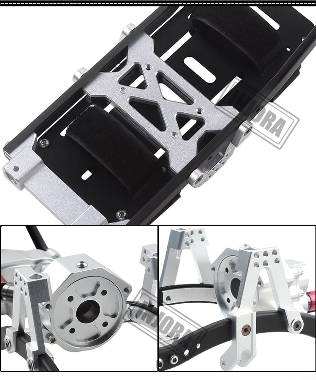 INJORA 313mm Wheelbase UPGRADE kit components for SCX10 & SCX10 II 90046