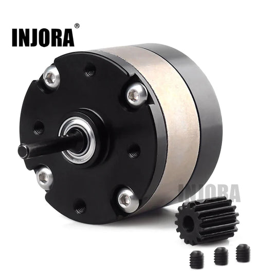 INJORA Metal 1/3 Ratio Reducer Planetary Gearbox Transmission Box for Axial SCX10