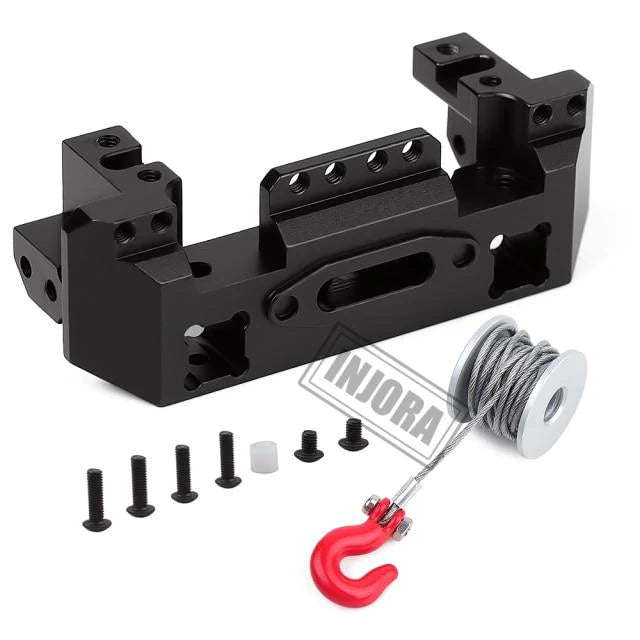 INJORA Metal Front Bumper Mount Servo Stand for TRX-4