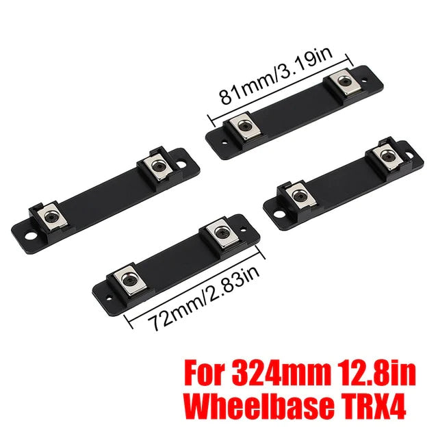 INJORA 4PCS Magnetic Shell Column Stand Body Post for TRX-4 G500 TRX-6 G63