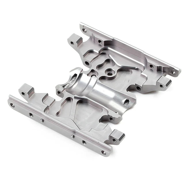INJORA 1PCS Metal Double Speed Transmission Mount Gearbox Holder for Axial SCX10 II UMG10 4WD AXI90075