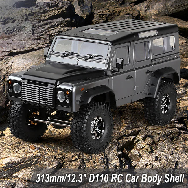 INJORA 313mm 12.3" Wheelbase D110 Defender Hard Body for TRX4 Axial SCX10 90046