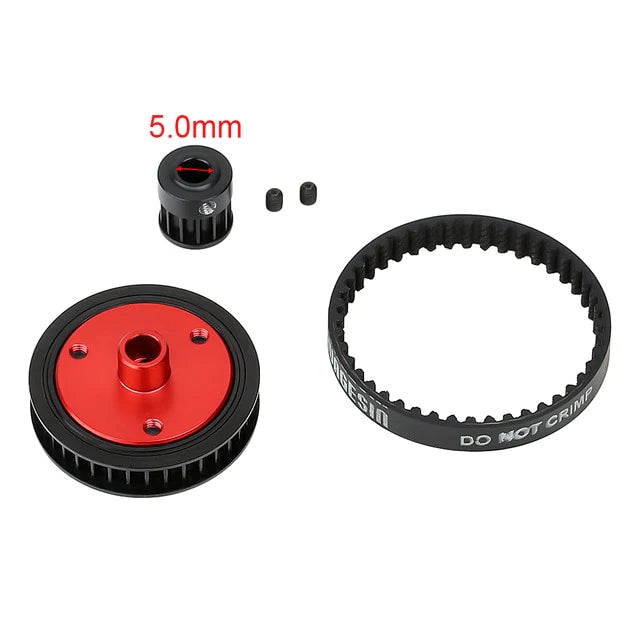 INJORA 3.2/5.0 Belt Drive Transmission Gears System for Axial SCX10 II 90046