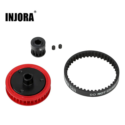 INJORA 3.2/5.0 Belt Drive Transmission Gears System for Axial SCX10 II 90046