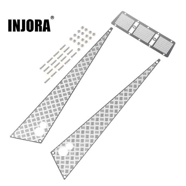 INJORA Metal Anti-skid Plate Intake Grille for TRX-4 G500 TRX-6 G63