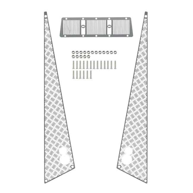 INJORA Metal Anti-skid Plate Intake Grille for TRX-4 G500 TRX-6 G63