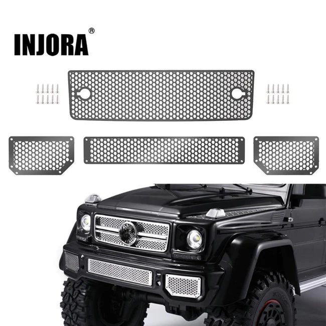 INJORA Front Metal Grille Upgrade Decoration Parts for TRX4 G500 TRX6 G63