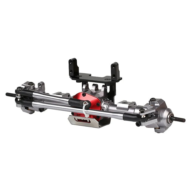 INJORA CNC Metal Front / Rear Axle with Protector for Axial SCX10 II 90046 (YQCQ-02)