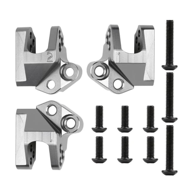 INJORA 3Pcs Aluminum Alloy Upper Center Link Mounts for Axial SCX10 III AXI03007