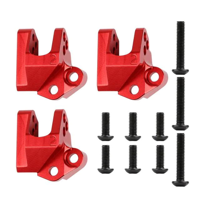 INJORA 3Pcs Aluminum Alloy Upper Center Link Mounts for Axial SCX10 III AXI03007