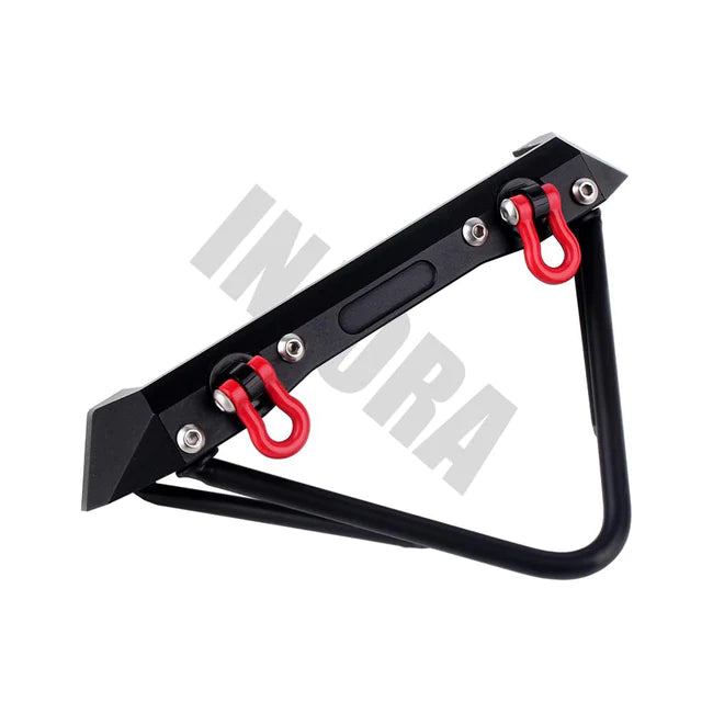 INJORA 135mm Metal Front Bumper with Winch Mount for SCX10 & SCX10 II