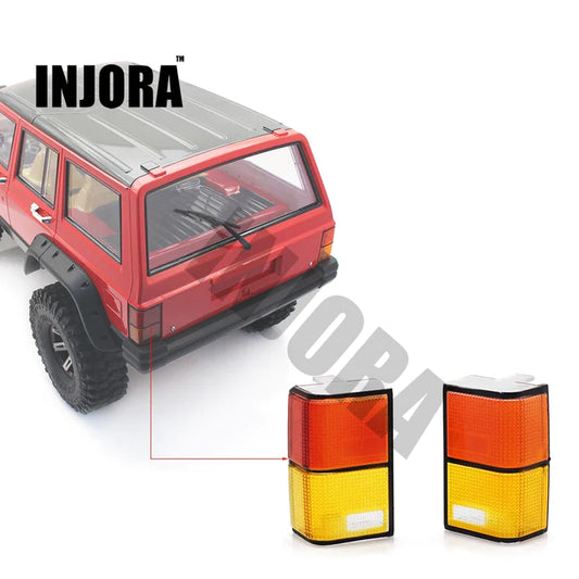 INJORA 2PCS Tail Light Cover for Axial SCX10 II Jeep Cherokee