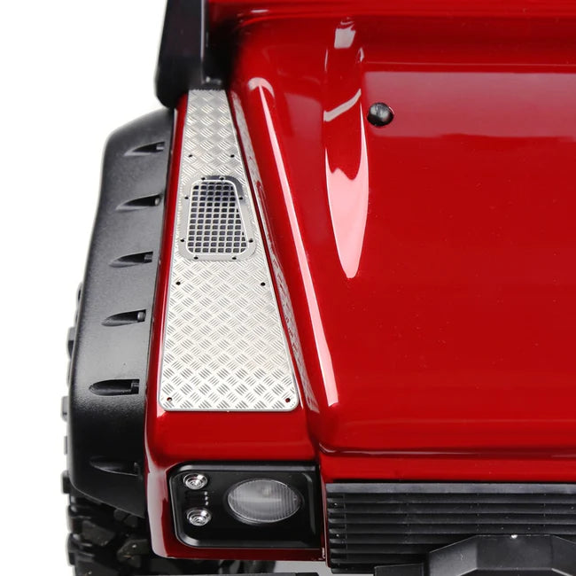 INJORA Metal Anti-skid Plate Intake Grille for Traxxas TRX4 Defender