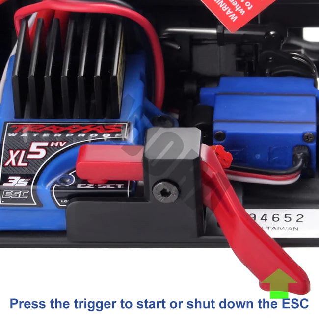 INJORA ESC Easy Start Trigger Power Switch for Traxxas TRX-4