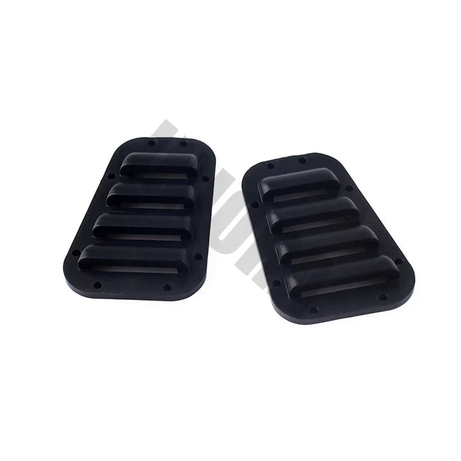 INJORA 2PCS Black Plastic Intake Grille Cover for Traxxas TRX-4