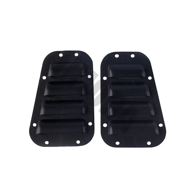 INJORA 2PCS Black Plastic Intake Grille Cover for Traxxas TRX-4