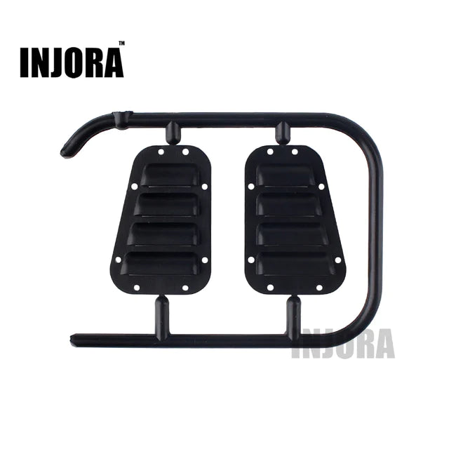 INJORA 2PCS Black Plastic Intake Grille Cover for Traxxas TRX-4