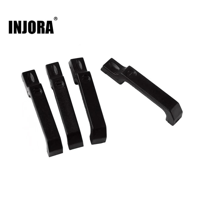 INJORA 4PCS Black Door Handle for 1/10 RC Crawler Traxxas TRX-4