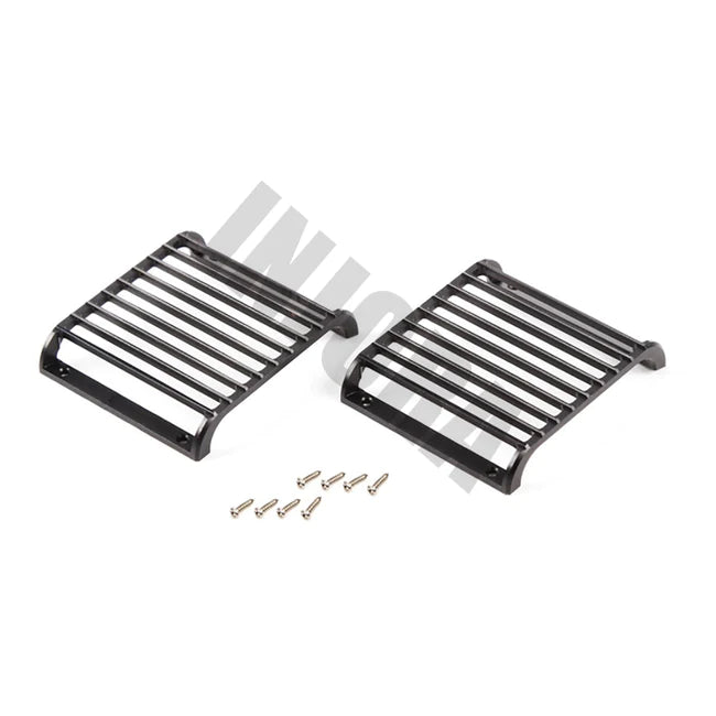 INJORA 2PCS Metal Front Lamp Guards, Headlight Cover Grille for Traxxas TRX-4