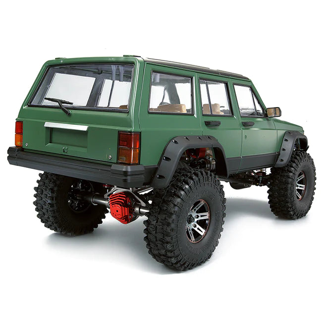 INJORA 313mm 12.3" Wheelbase Jeep Cherokee Painted Hard Plastic Body for Axial SCX10 & SCX10 II 90046 90047