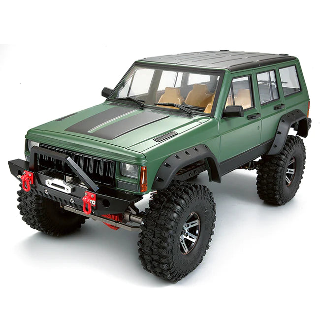 INJORA 313mm 12.3" Wheelbase Jeep Cherokee Painted Hard Plastic Body for Axial SCX10 & SCX10 II 90046 90047