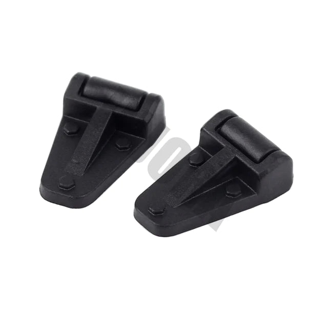 INJORA 2PCS Black Plastic Engine Cover Hinge for Traxxas TRX-4