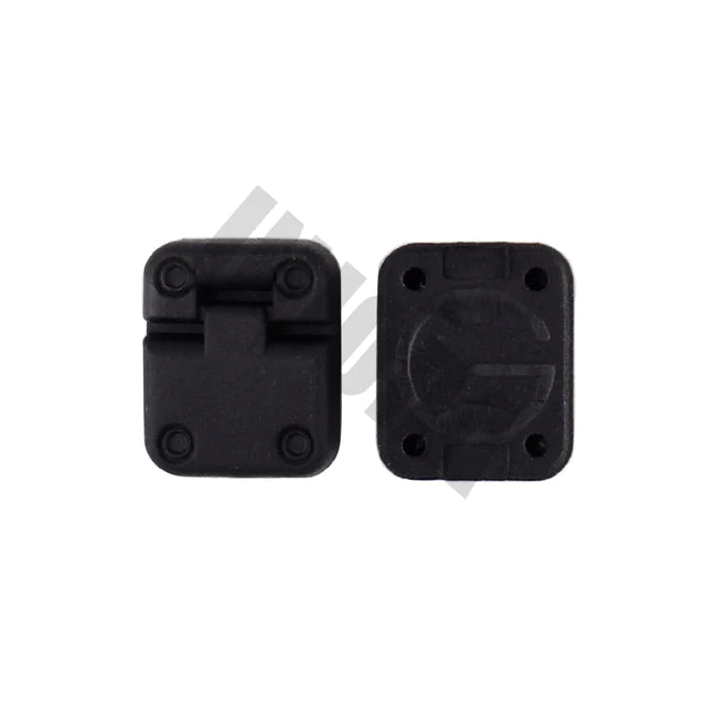 INJORA 1Set Black Plastic Car Door Hinges & Door Handles for Traxxas TRX-4