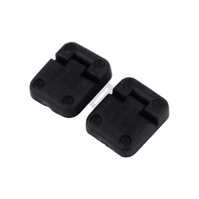 INJORA 1Set Black Plastic Car Door Hinges & Door Handles for Traxxas TRX-4