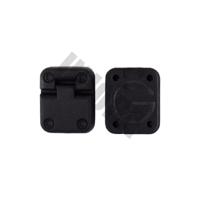 INJORA 2PCS Black Plastic Car Door Hinge for Traxxas TRX-4