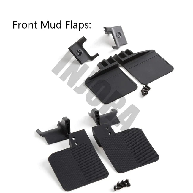 INJORA Front & Rear Mud Flaps Rubber Fender for Traxxas TRX-4