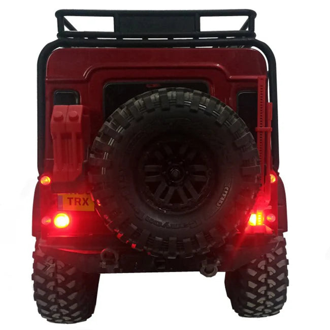 INJORA Front Rear LED Lights Lamp Group for Traxxas TRX-4 Defender