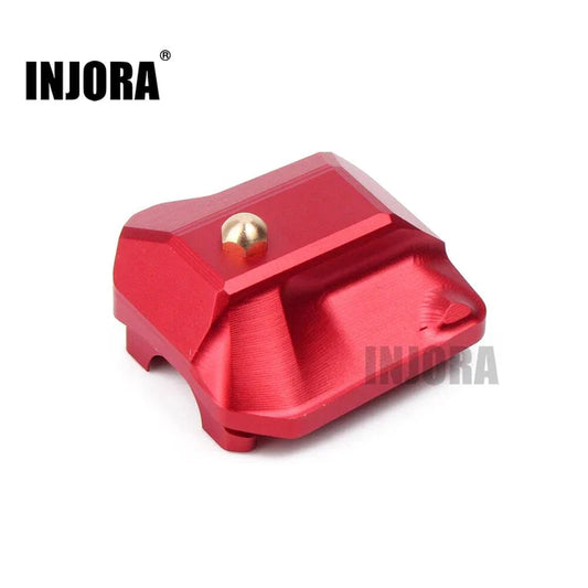 INJORA 2PCS Red Metal Axle Housing Cover for Traxxas TRX-4