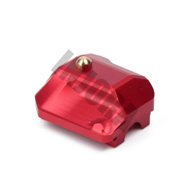 INJORA 2PCS Red Metal Axle Housing Cover for Traxxas TRX-4