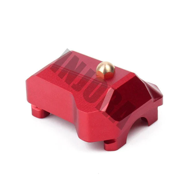 INJORA 2PCS Red Metal Axle Housing Cover for Traxxas TRX-4