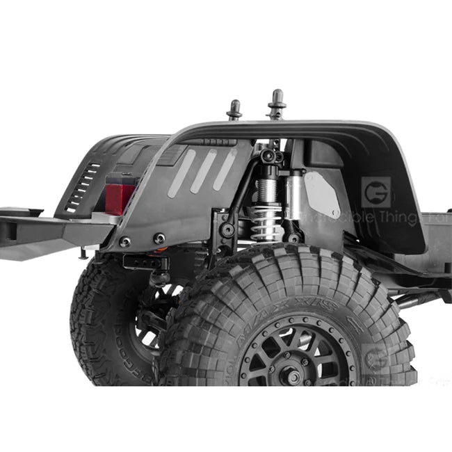 INJORA Black Plastic Mud Flaps Inner Fenders for Original Axial SCX10 II 90046 90047