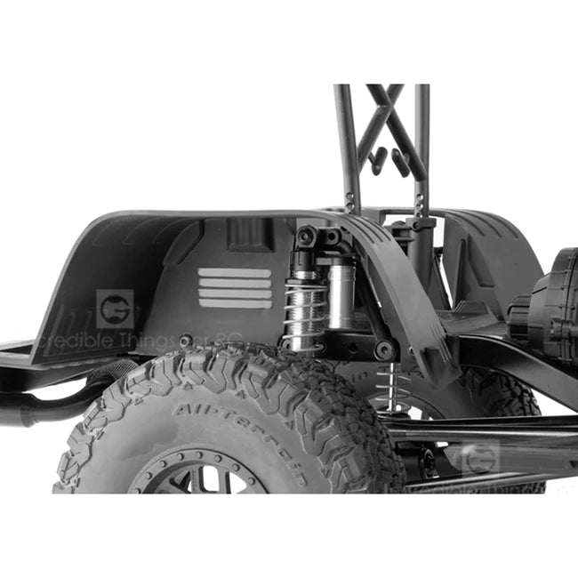 INJORA Black Plastic Mud Flaps Inner Fenders for Original Axial SCX10 II 90046 90047