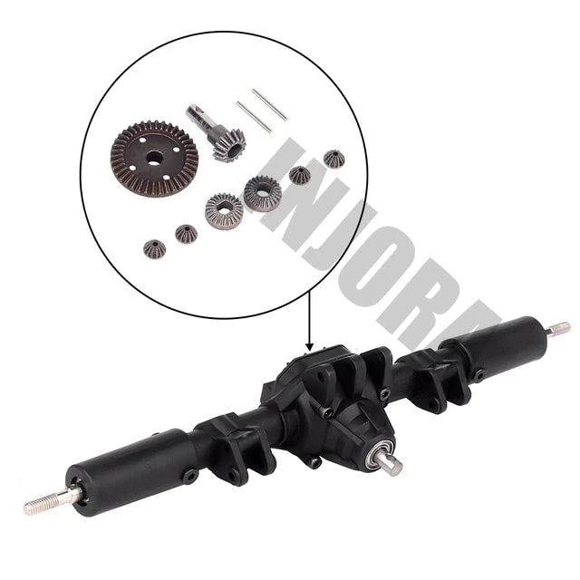 INJORA Plastic Front / Rear AR44 Differential Axles for Axial SCX10 II (AXCQ-02)