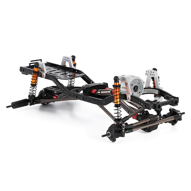 INJORA 313mm Wheelbase Chassis with Prefixal 2-Speed Transmission for SCX10 II 90046