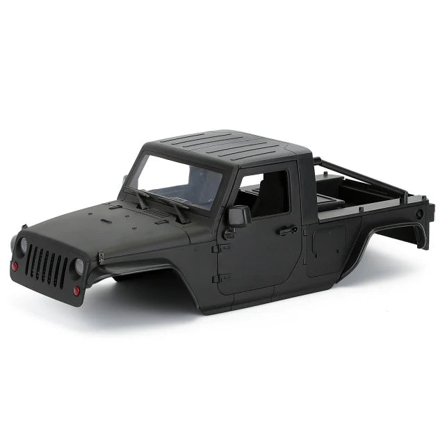 INJORA 313mm 12.3" Wheelbase Jeep Wrangler Pickup Body for SCX10 & SCX10 II 90046