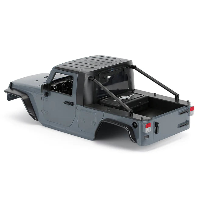 INJORA 313mm 12.3" Wheelbase Jeep Wrangler Pickup Body for SCX10 & SCX10 II 90046