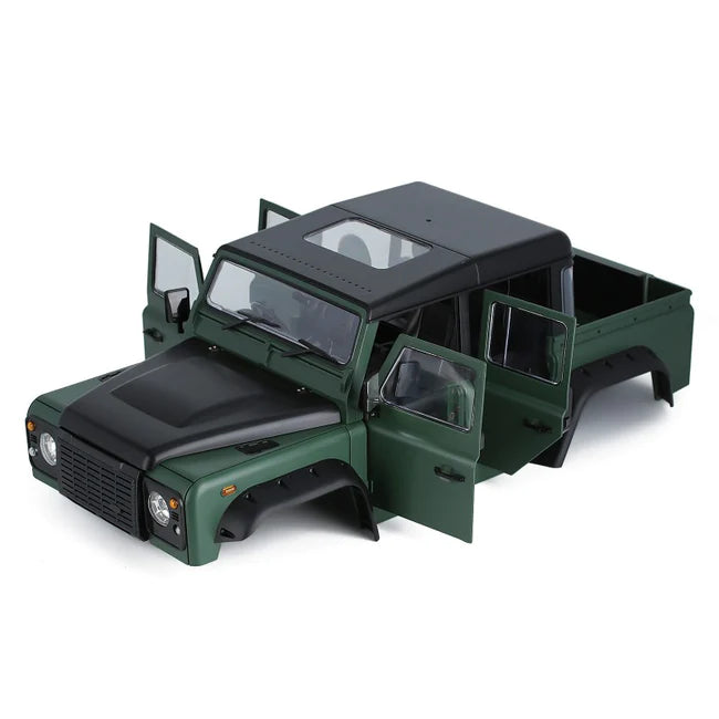 INJORA 313mm 12.3" Wheelbase D130 Defender Pickup Body for TRX4 TRX-4 Axial SCX10 90046