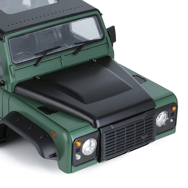 INJORA 313mm 12.3" Wheelbase D130 Defender Pickup Body for TRX4 TRX-4 Axial SCX10 90046