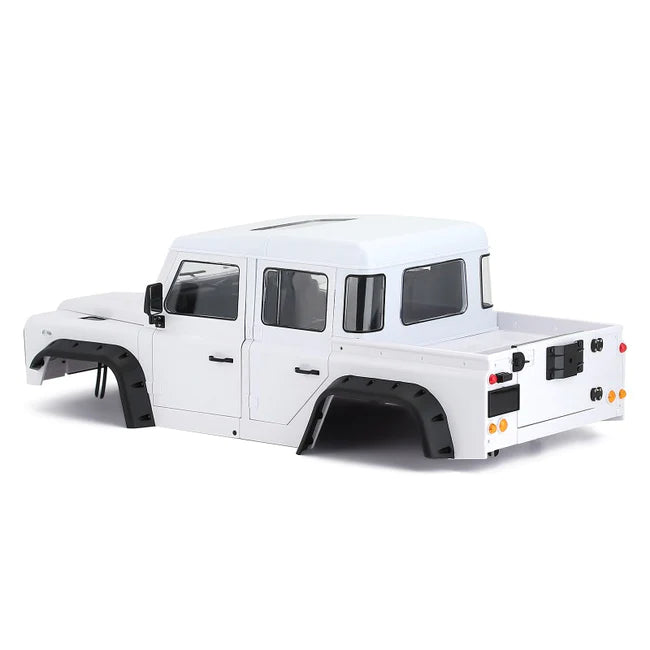 INJORA 313mm 12.3" Wheelbase D130 Defender Pickup Body for TRX4 TRX-4 Axial SCX10 90046