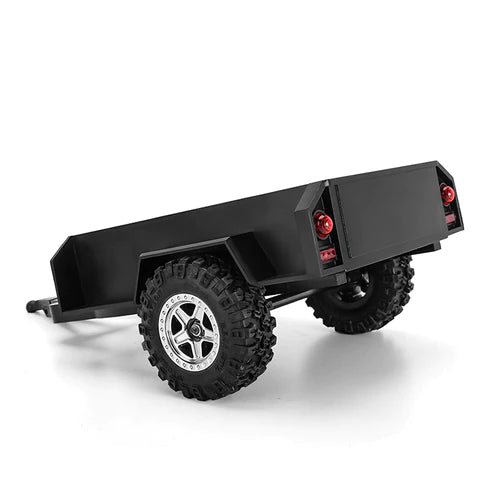 INJORA Utility Trailer With Hitch And Storage Boxes For 1/18 TRX4M