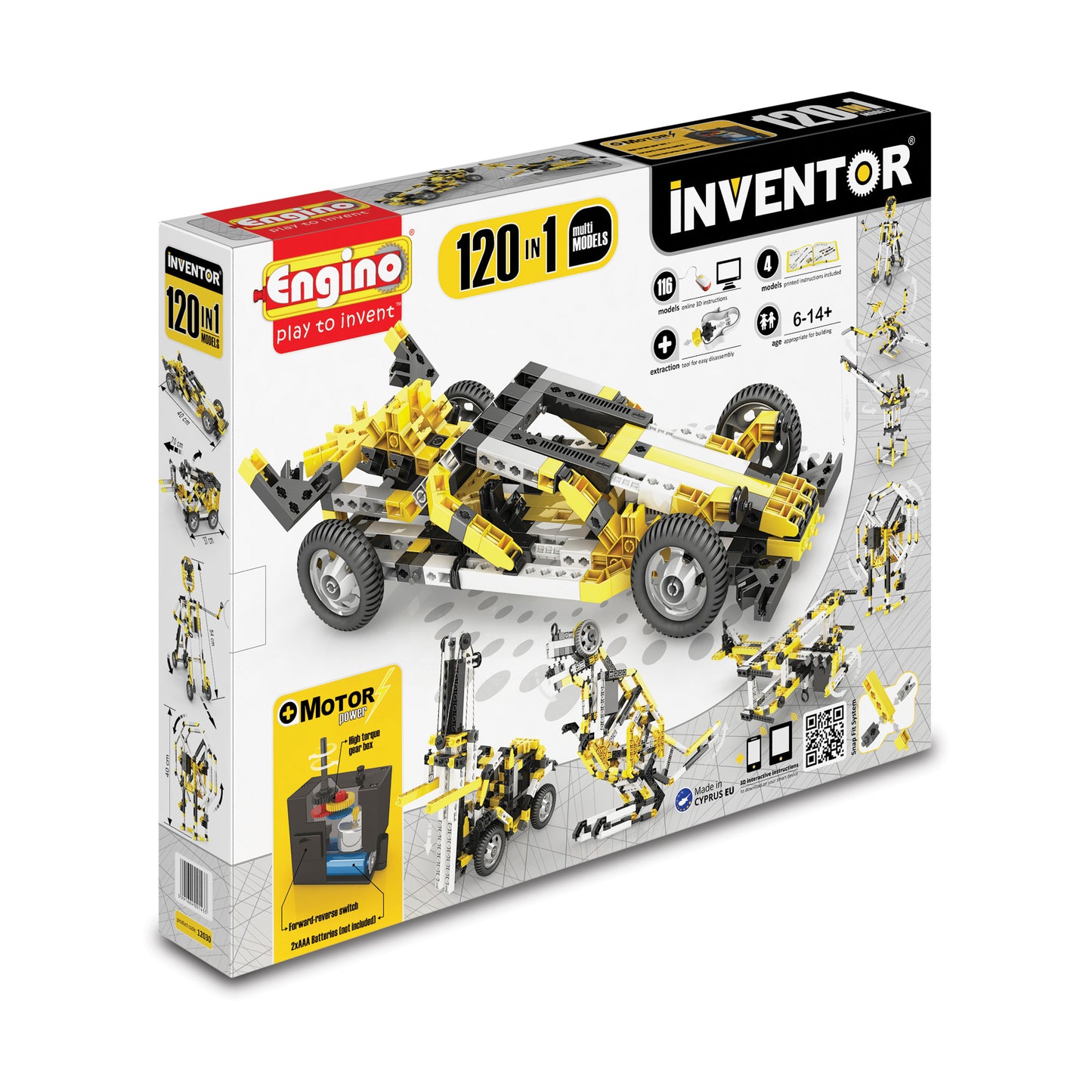 ENGINO - CREATIVE BUILDER - MOTORISED - 120 MODELS