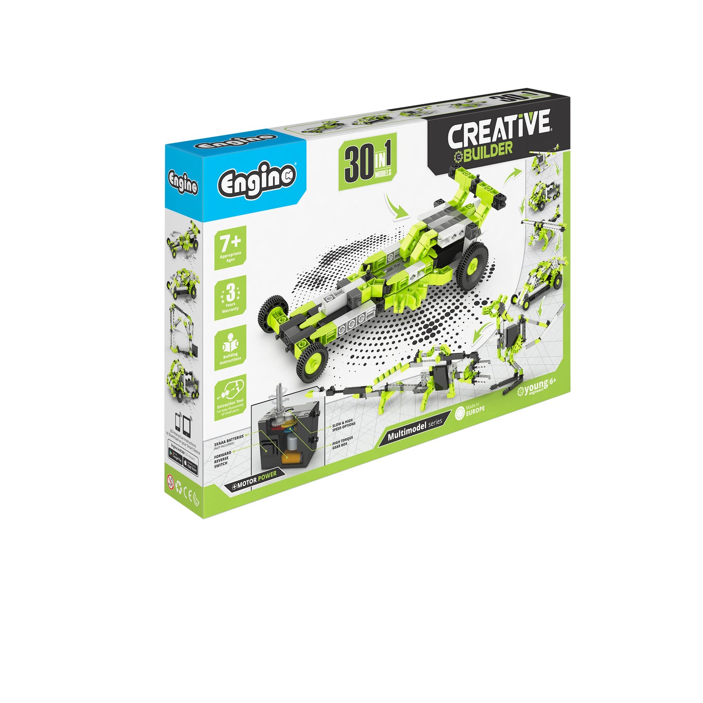 ENGINO - CREATIVE BUILDER - MOTORISED - 30 MODELS